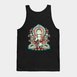 Siddhartha Gautama Buddha Glitch Tank Top